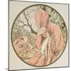 January, 1899 (Detail)-Alphonse Mucha-Mounted Giclee Print