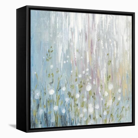 January Branches Blue Green-Silvia Vassileva-Framed Stretched Canvas