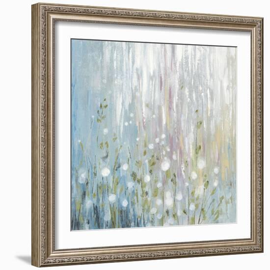 January Branches Blue Green-Silvia Vassileva-Framed Art Print