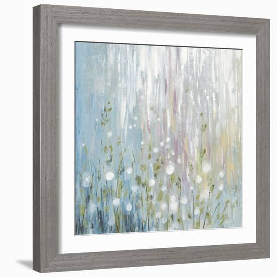 January Branches Blue Green-Silvia Vassileva-Framed Art Print