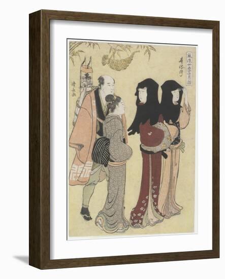 January, C. 1784-Torii Kiyonaga-Framed Giclee Print