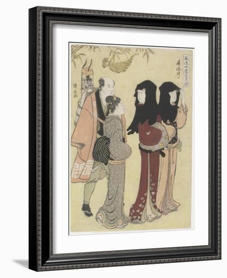 January, C. 1784-Torii Kiyonaga-Framed Giclee Print