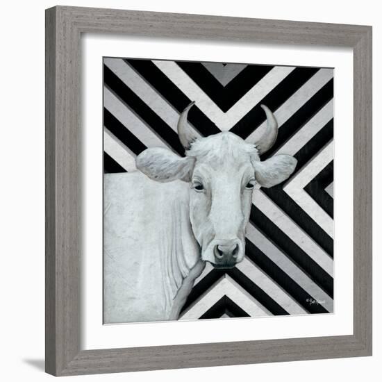 January Cow I-Britt Hallowell-Framed Art Print