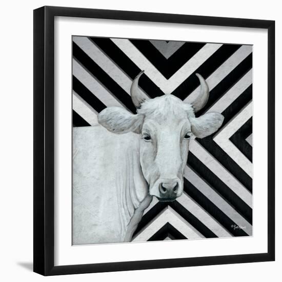 January Cow I-Britt Hallowell-Framed Art Print