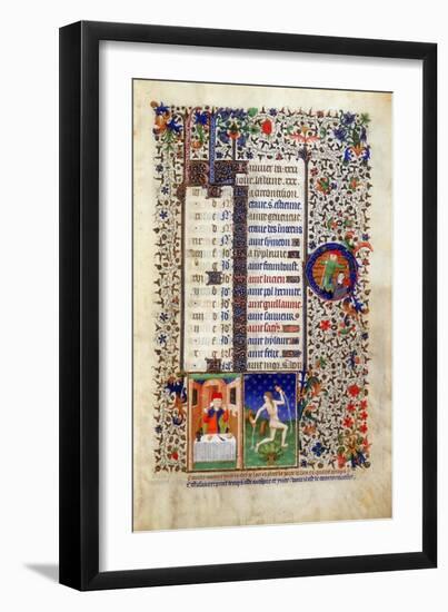 January, Early 15th Century-null-Framed Giclee Print