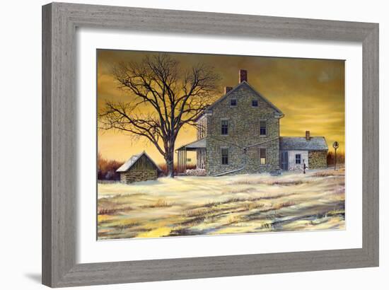 January Evening-Jerry Cable-Framed Art Print