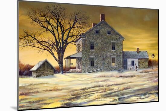 January Evening-Jerry Cable-Mounted Art Print