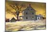 January Evening-Jerry Cable-Mounted Art Print