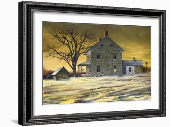 January Evening-Jerry Cable-Framed Premium Giclee Print