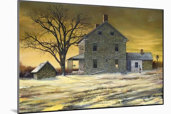 January Evening-Jerry Cable-Mounted Giclee Print