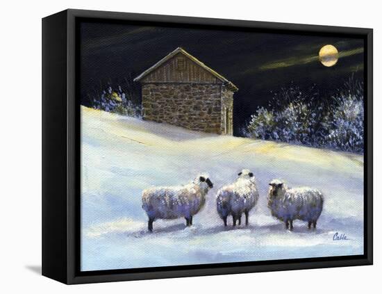 January Fleece-Jerry Cable-Framed Premier Image Canvas