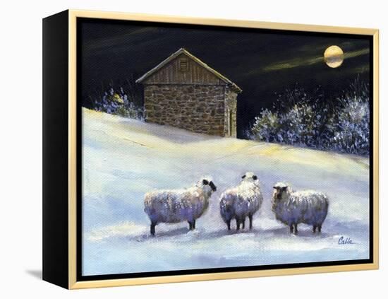 January Fleece-Jerry Cable-Framed Premier Image Canvas