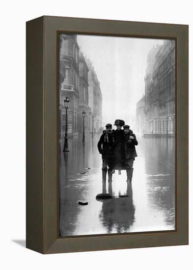 January, Floods in Paris 1910-Brothers Seeberger-Framed Premier Image Canvas