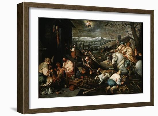 January' (From the Series 'The Seasons), Late 16th or Early 17th Century-Leandro Bassano-Framed Giclee Print