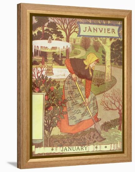 January-Eugene Grasset-Framed Premier Image Canvas