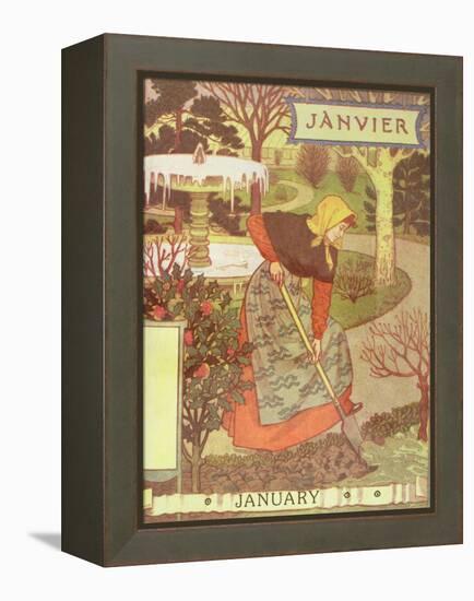 January-Eugene Grasset-Framed Premier Image Canvas