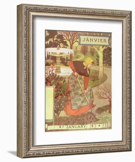 January-Eugene Grasset-Framed Giclee Print