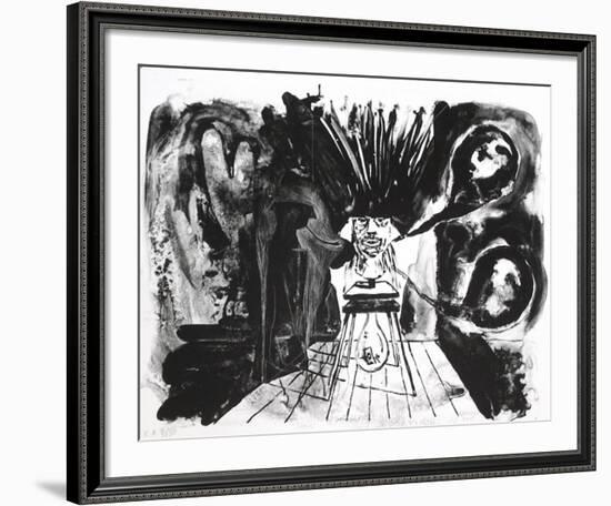 Janus-Damien Deroubaix-Framed Limited Edition