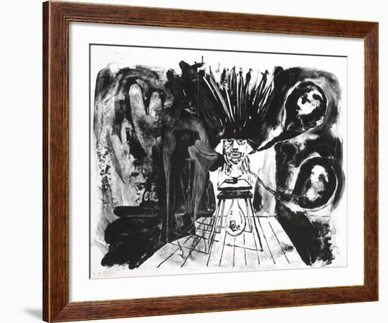 Janus-Damien Deroubaix-Framed Limited Edition