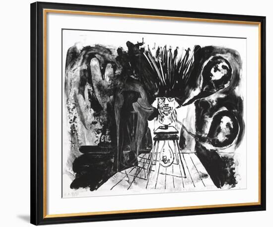 Janus-Damien Deroubaix-Framed Limited Edition