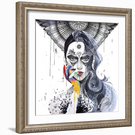 Janus-Minjae-Framed Giclee Print