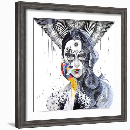 Janus-Minjae-Framed Giclee Print