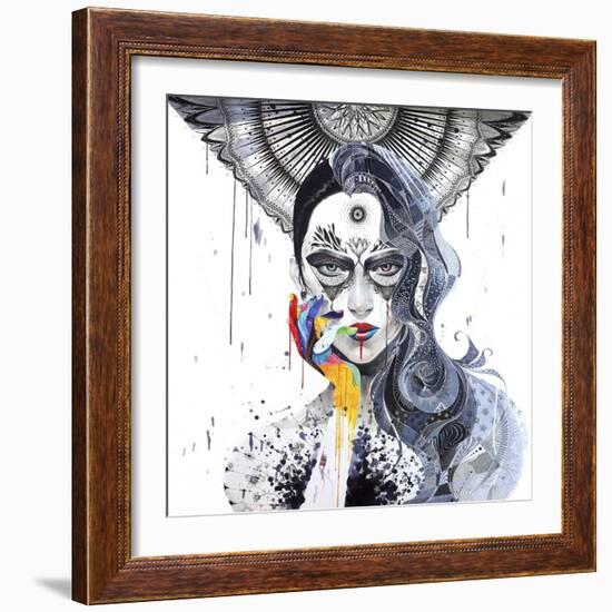 Janus-Minjae-Framed Giclee Print