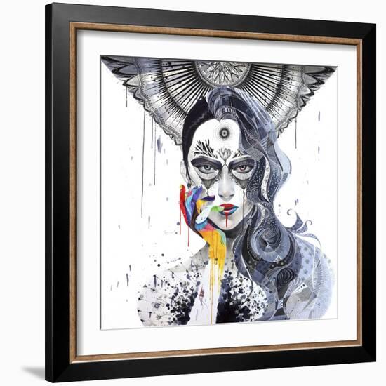 Janus-Minjae-Framed Giclee Print