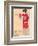 Japan Air Lines, Geisha c.1950’s-Mitsumura-Framed Art Print