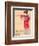 Japan Air Lines, Geisha c.1950’s-Mitsumura-Framed Art Print