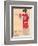 Japan Air Lines, Geisha c.1950’s-Mitsumura-Framed Art Print