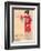 Japan Air Lines, Geisha c.1950’s-Mitsumura-Framed Art Print