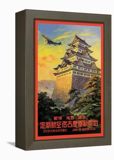 Japan Air Transport, Nagoya Castle-Senzo-Framed Stretched Canvas