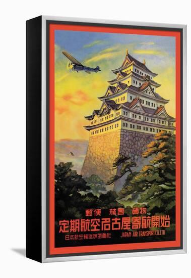 Japan Air Transport, Nagoya Castle-Senzo-Framed Stretched Canvas