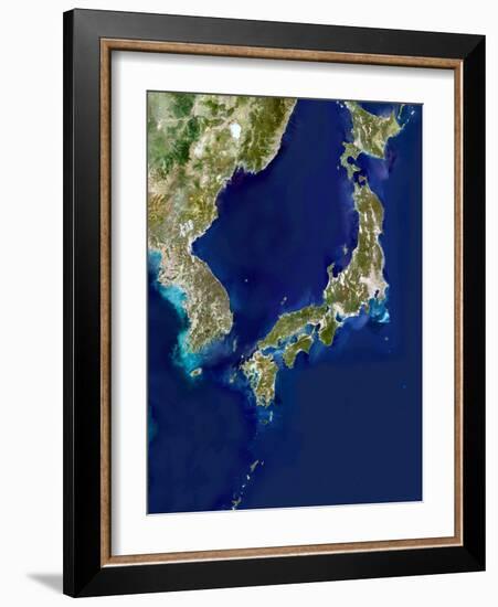 Japan And Korea, Satellite Image-PLANETOBSERVER-Framed Photographic Print