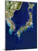 Japan And Korea, Satellite Image-PLANETOBSERVER-Mounted Photographic Print