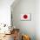 Japan Flag Design with Wood Patterning - Flags of the World Series-Philippe Hugonnard-Mounted Art Print displayed on a wall