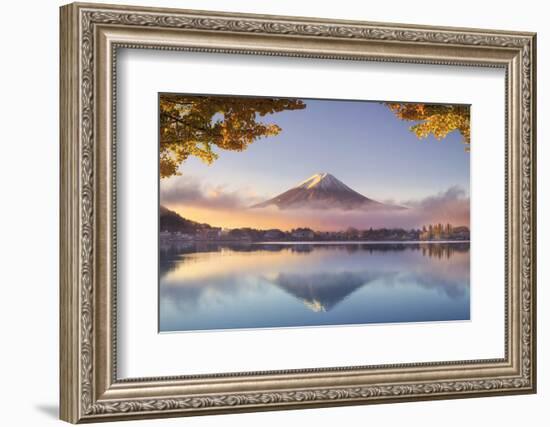 Japan, Fuji - Hakone - Izu National Park, Mt Fuji and Kawaguchi Ko Lake-Michele Falzone-Framed Photographic Print