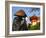 Japan, Honshu, Kansai Region, Kiyomizu-Dera, Shinto Priest Seeking Donations Wearing a Bamboo Hat-Gavin Hellier-Framed Photographic Print