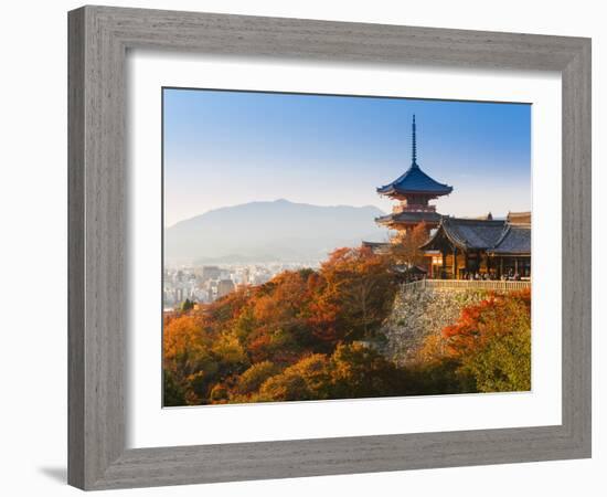 Japan, Honshu, Kansai Region, Kiyomizu-Dera-Gavin Hellier-Framed Photographic Print