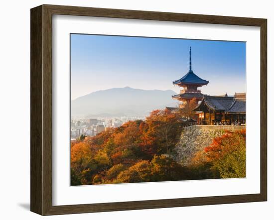 Japan, Honshu, Kansai Region, Kiyomizu-Dera-Gavin Hellier-Framed Photographic Print