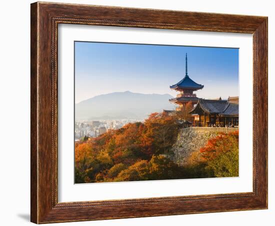 Japan, Honshu, Kansai Region, Kiyomizu-Dera-Gavin Hellier-Framed Photographic Print