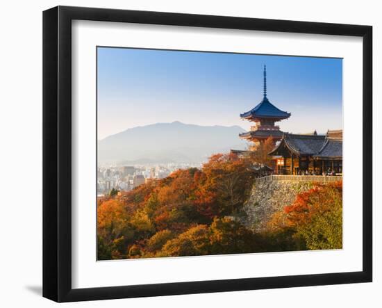 Japan, Honshu, Kansai Region, Kiyomizu-Dera-Gavin Hellier-Framed Photographic Print