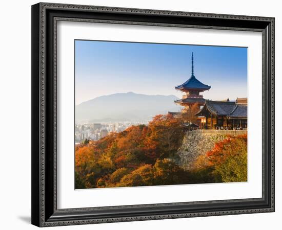 Japan, Honshu, Kansai Region, Kiyomizu-Dera-Gavin Hellier-Framed Photographic Print