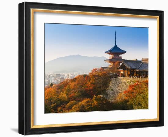 Japan, Honshu, Kansai Region, Kiyomizu-Dera-Gavin Hellier-Framed Photographic Print
