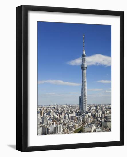 Japan, Honshu, Kanto, Tokyo, Asakusa, Skytree Tower-Steve Vidler-Framed Photographic Print