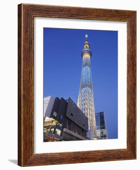 Japan, Honshu, Kanto, Tokyo, Asakusa, Skytree Tower-Steve Vidler-Framed Photographic Print