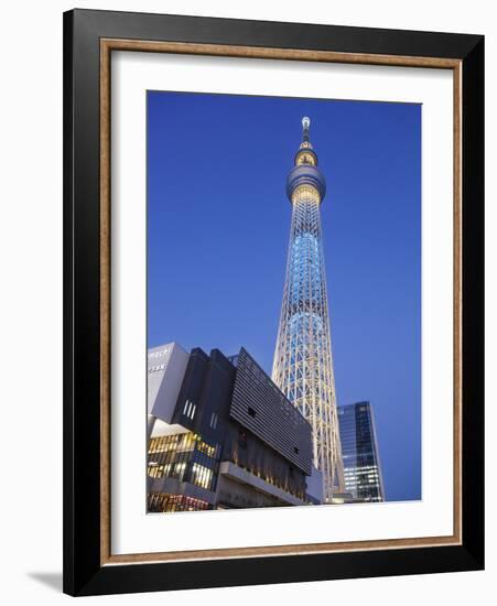 Japan, Honshu, Kanto, Tokyo, Asakusa, Skytree Tower-Steve Vidler-Framed Photographic Print