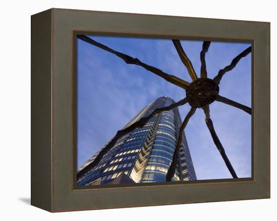 Japan, Honshu, Tokyo, Roppongi Hills, Mori Tower and Maman Spider Sculpture-Gavin Hellier-Framed Premier Image Canvas