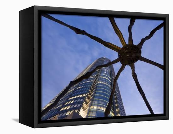 Japan, Honshu, Tokyo, Roppongi Hills, Mori Tower and Maman Spider Sculpture-Gavin Hellier-Framed Premier Image Canvas